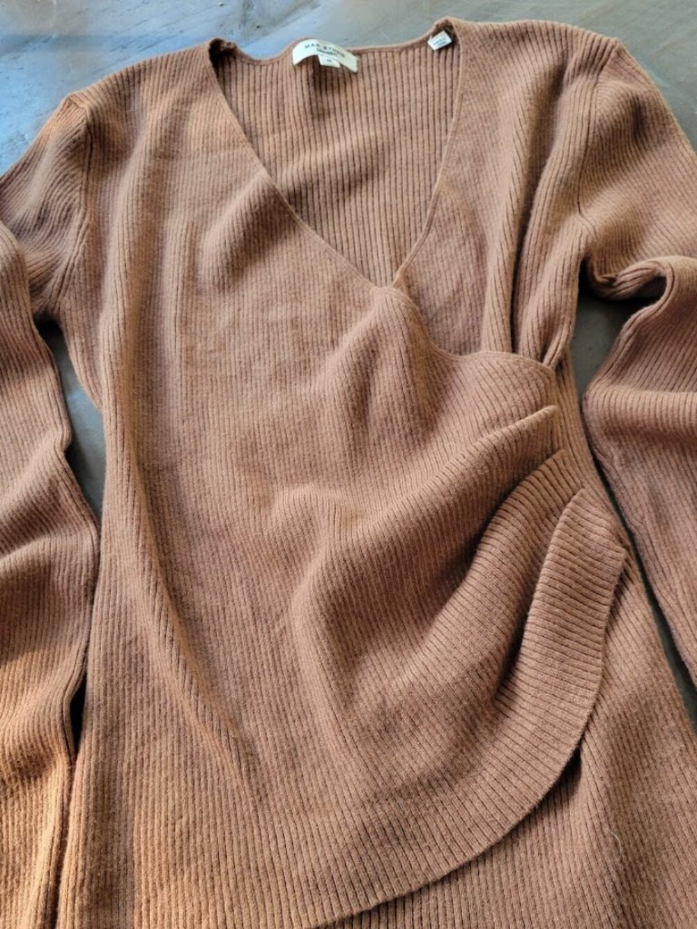 Women's Max Studio Sweater, Brown, Size M